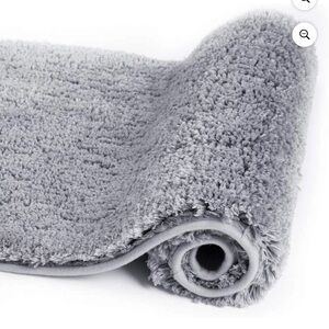 NWT Grey Bath Shag Rug